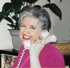 Barbara Brabec on her office phone