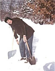 photo of Harry Brabec dealing with Chicago Blizzard of 1979